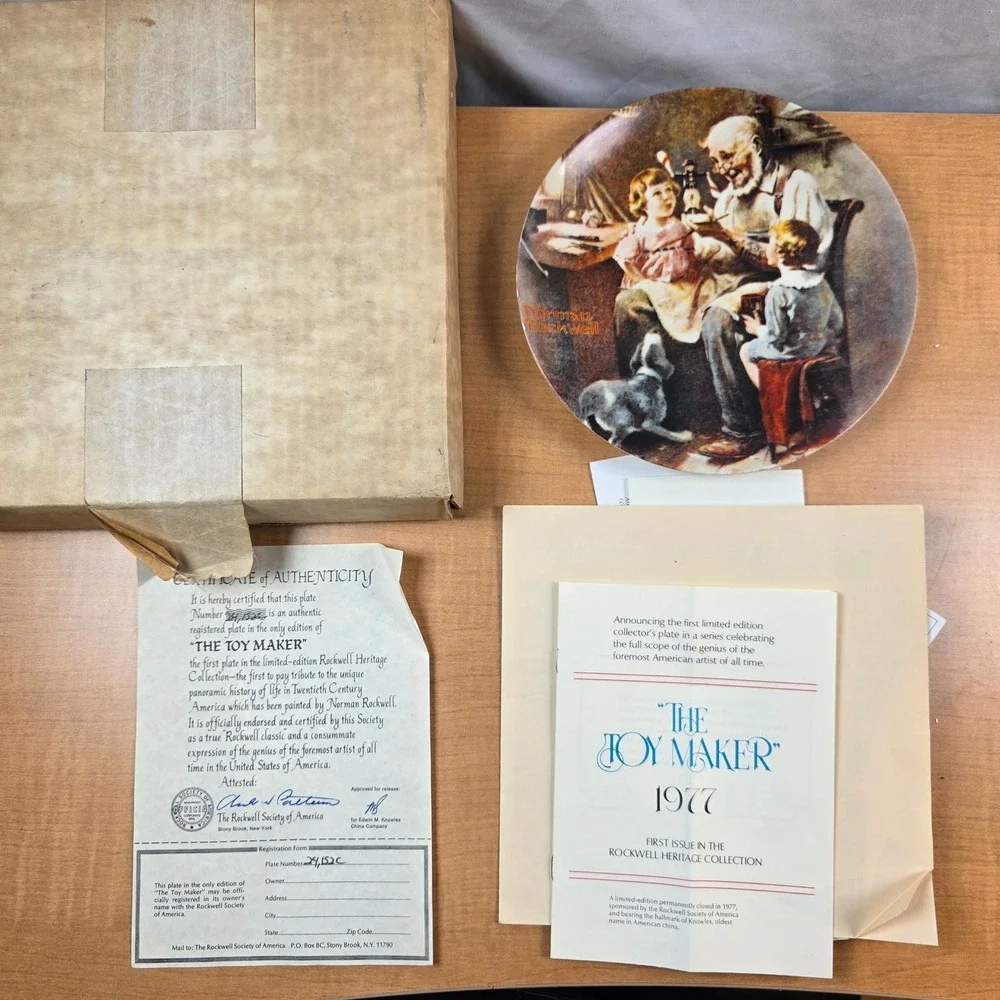 The Toy Maker Norman Rockwell 8.5